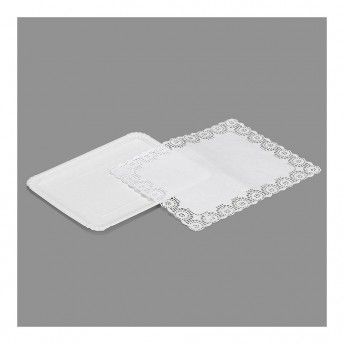 Saco com 2 travessas retangulares com papel decorativo 22x28cm ref. 77181 BEST PRODUCTS