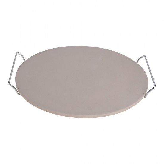 Pedra para fazer pizzas com pegas 33cm ref. 90321 EXCELLENT HOUSEWARE