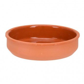 Set 2 caarolas para aperitivos de barro cor terracota 450ml 15,5x3,8cm ref. 77358 EXCELLENT HOUSEW