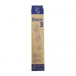 Estendal de parede basic c/3 poleias branco 37x5x5cm ref. 77374 NULL