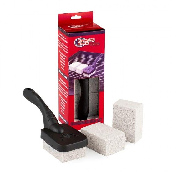 Set 3 cleaning block churrasqueiras com cabo em caixa individual ref. 77402 CLEAN MAT