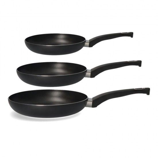 Kit 3 frigideiras antiaderentes "basic line" edm ref. 78709 GOURMET KITCHEN