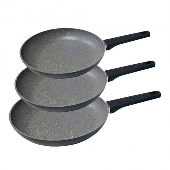 Kit de 3 frigideiras antiaderentes "profissional line" edm ref. 78708 GOURMET KITCHEN