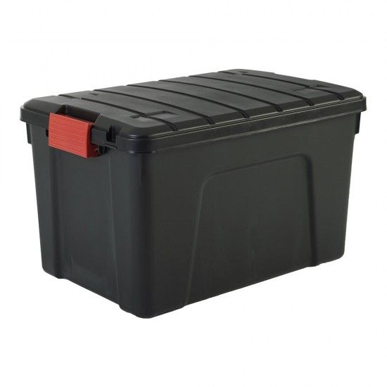 Caixa de arrumao "explorer box" 60l. dimenses 39,5x59x35,5cm ref. 75077 IRIS