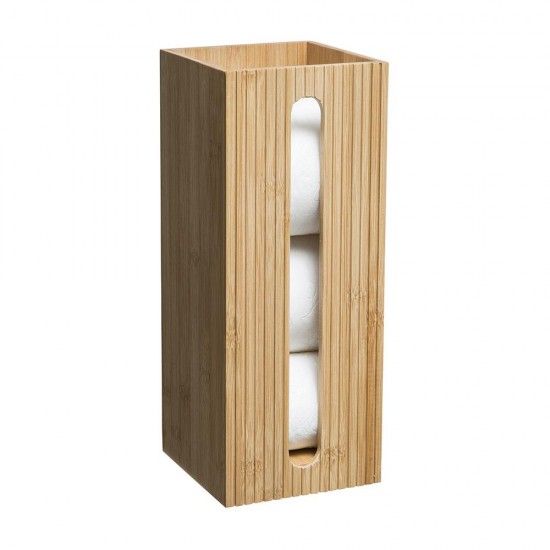 Porta-rolos de reposio wc bambu 36x14.5x14.5cm ref. 01115 5FIVE