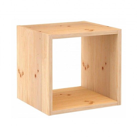 Estante modular 1 cubo dinamic pinho macio 36,2x33x36,2cm ref. 75288 ASTIGARRAGA