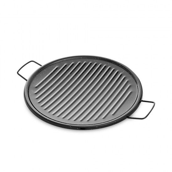 Grelha grill esmaltado com asas 36cm. ref. 75466 VAELLO