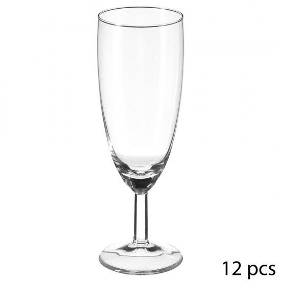 Set 12 unid. taa champagne tipo flauta de vidro 15cl ref. 76784 5FIVE