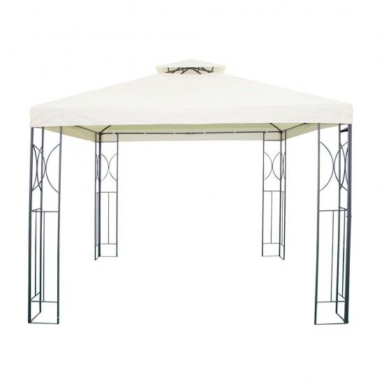 Tenda para eventos 300x300x265cm cor: creme ref. 73019 AMBIANCE