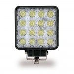 Luz de trabalho 16 led 3500lm, 10-48v 48w quadrado ref. 36517 GOODYEAR