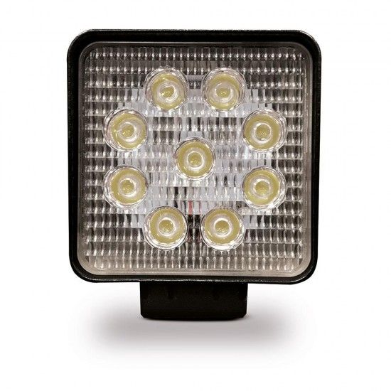 Luz de trabalho 9 led 2150lm 10-80v 27w quadrado 60 ref. 36516 GOODYEAR