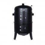 Churrasqueira tipo barril especial defumado cor preto bbq ref. 73866 BBQ COLLECTION