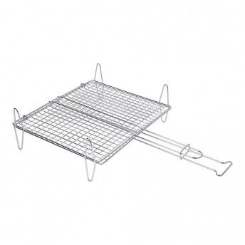 Grelhador duplo para peixe 40x45cm ref. 73897 SAUVIC