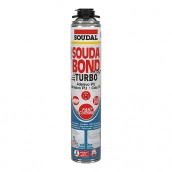 Espuma adesiva soudabon turbo pistola 750ml . ref. 96429 SOUDAL