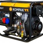 Gerador diesel 8KW 12Hp Ref 8000LE-T Kompak