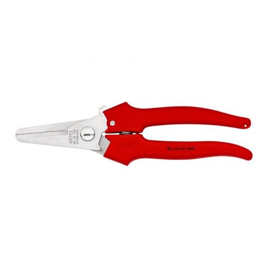 Tesoura universal com revestimento de plstico polido 190mm 9505190 ref. 19051 KNIPEX