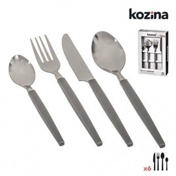 Kit de 24 peas talheres de inox ref. 77764 KOZINA