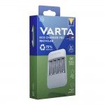 Carregador para pilhas eco charger pro recycled ref. 38199 VARTA