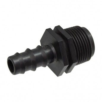 Adaptador macho tubo 16mm a rosca 1/2" em saco zip 1 unidade 900401 ref. 74000 AQUA CONTROL