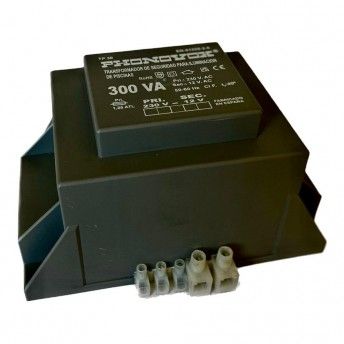 Transformador pool 300va 230/12v 50-60hz. ip-00 armadura tp30300 ref. 31739 PHONOVOX