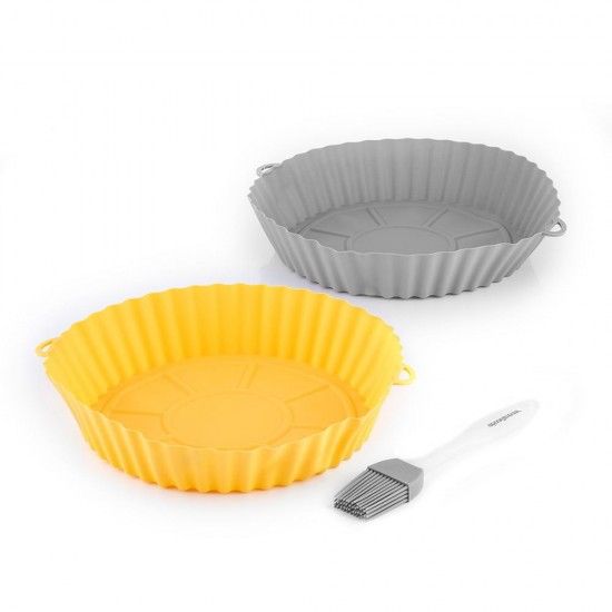 Cestos de silicone com pincel para fritadeira de ar v0103786 ref. 90942 INNOVAGOODS