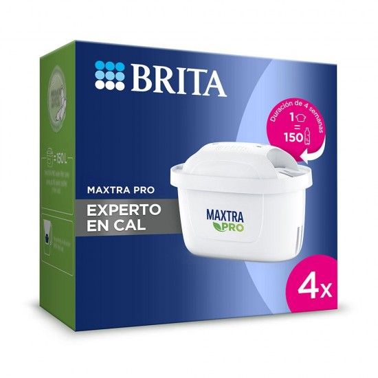 Pack 4 maxtra pro experto cal-4 meses 1050823 ref. 77815 BRITA