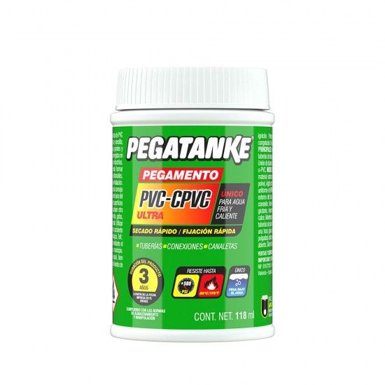 Pegatanke pvc-cpvc 118ml ref. 96469 PEGATANKE