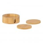 Pousa-copos bambu com suporte 11x4cm ms72076 ref. 01572 ANDREA HOUSE