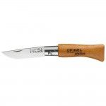 Navalha de ao de carbono n2, lmina de 3,5cm. ref. 37550 OPINEL