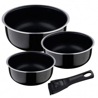 Kit 3 caarolas (16+18+20cm) click & cook ref. 14839 BERGNER