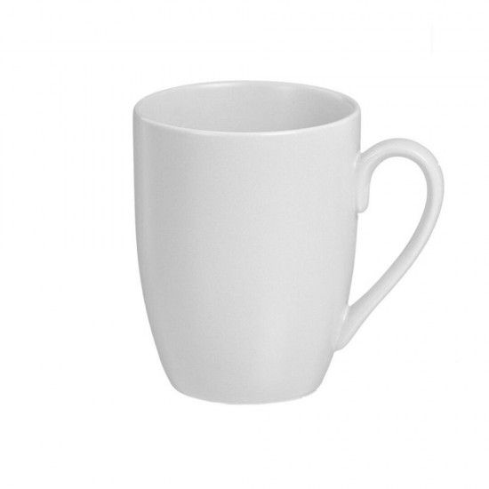 Pack 6 chvena mug de porcelana mate 350ml branco kozina ref. 77592 CAISON