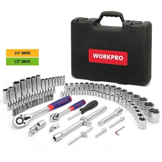 Ferramentas mecnicas, conjunto de 108 peas. ref. 21141 WORKPRO