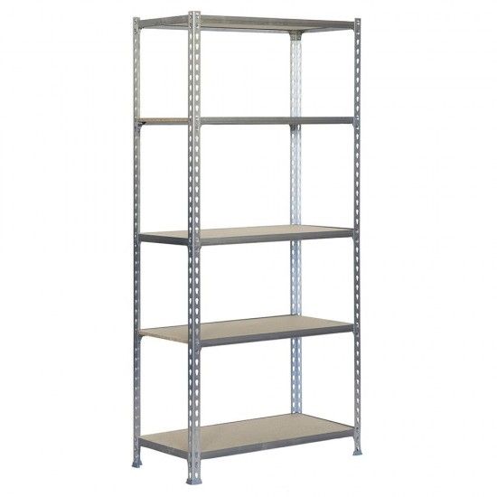 Estante madeir 167.4x71x31cm 5e galva/madeira 75kg ref. 75768 SIMON RACK