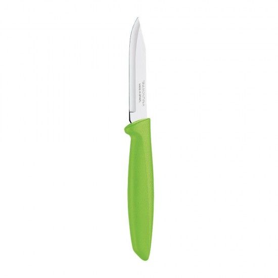 Faca para legumes e frutas 3" plenus verde 7,62cm ref. 73131 TRAMONTINA