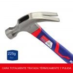 Martelo de carpinteiro com cabo de fibra de vidro 225g. ref. 21041 WORKPRO