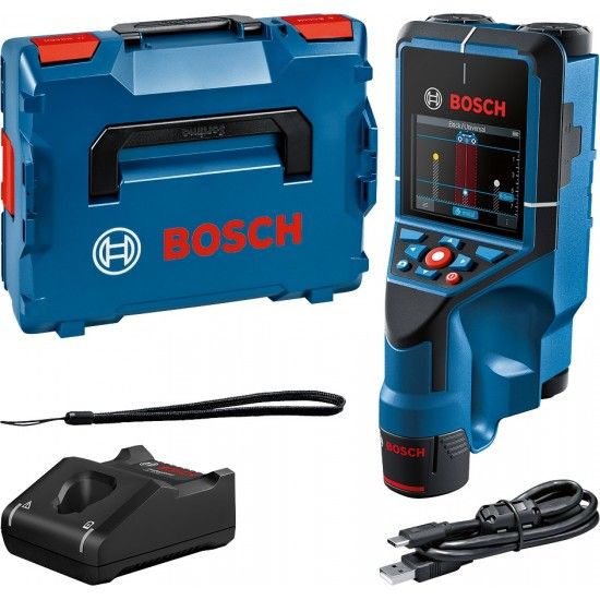 Detetor de metais Bosch D-tect 200 C c/ mala +carregador +bateria 0601081601