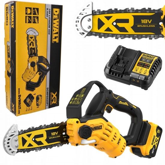 Eletrosserra de poda Dewalt XR 18V Brushless DCMPS520P1-QW