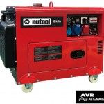 Gerador 8KVA 6500w insonorizado Diesel Trifsico AVR Ref: NGDT9000 NUTOOL