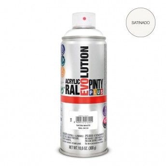 Pintura em spray pintyplus evolution 520cc ral 9010 branco puro acetinado ref. 96960 PINTY PLUS