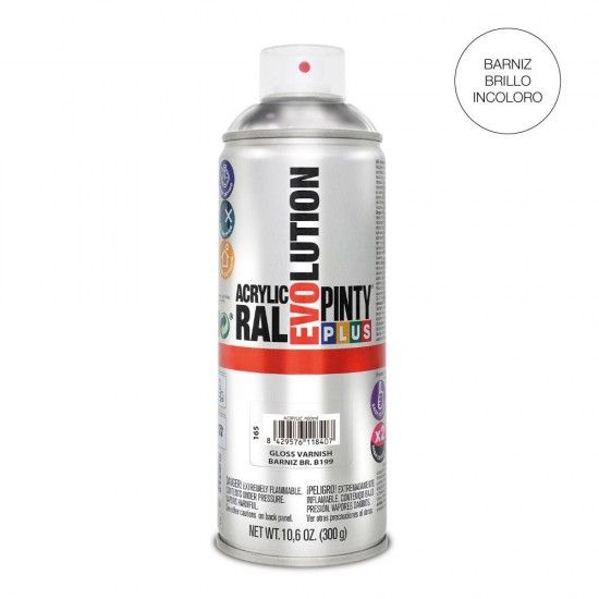 Pintura em spray pintyplus evolution 520cc b199 verniz brilho ref. 96961 PINTY PLUS