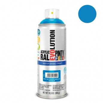 Spray pintyplus evolution water-based 520cc ral 5015 azul celeste ref. 95883 PINTY PLUS