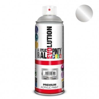 Tinta em spray pintyplus evolution 520cc ral 9007 grey aluminium ref. 95374 PINTY PLUS