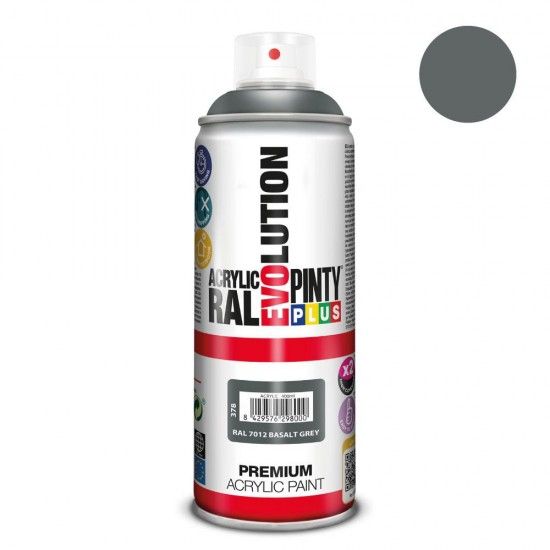 Tinta em spray pintyplus evolution 520cc ral 7012 basalt grey ref. 95367 PINTY PLUS