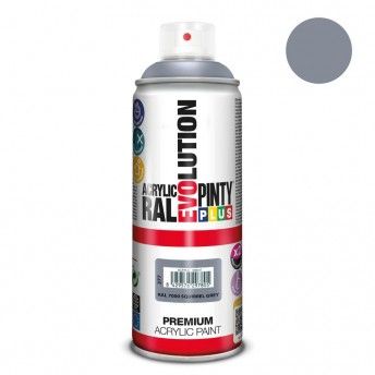 Tinta em spray pintyplus evolution 520cc ral 7000 squirrel grey ref. 95365 PINTY PLUS