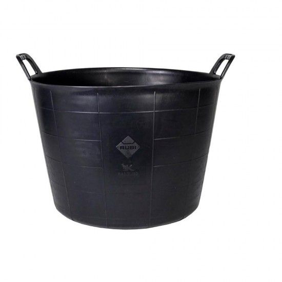 Balde de plstico preto n3 (40l) heavy duty 88778 ref. 79639 RUBI