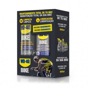 Pack wd-40 specialist bike desengordurante 500 ml + wd-40 specialist lubrificante correntes all cond