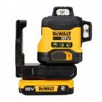 Nvel laser autonivelante verde 3 linhas 360 18V ref DCLE34031D1-QW  DEWALT