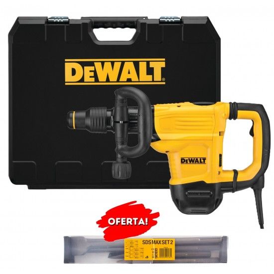 Martelo Demolidor 6kg 1.350 W SDS-Max ref.D25832K-QS DEWALT