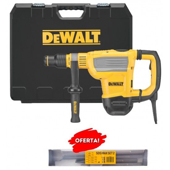 Martelo Combinado 6kg 1.350 W SDS-Max ref.D25614K-QS DEWALT