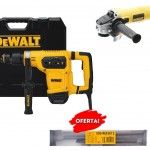 CONJUNTO MARTELO D25481K-QS + REBARBADORA DWE4056-QS +KIT PONTEIROS SDSMAXSET2-QZ CPROF447 DEWALT